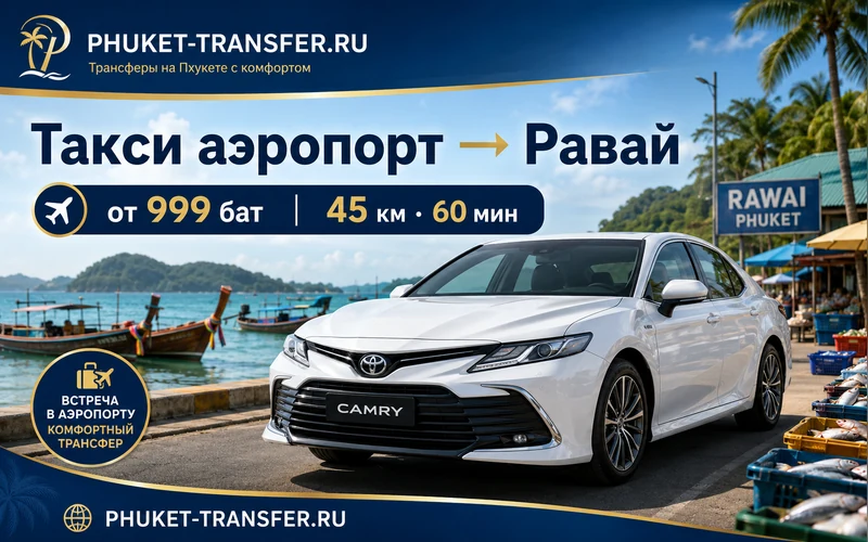 Такси из аэропорта Пхукета в Равай