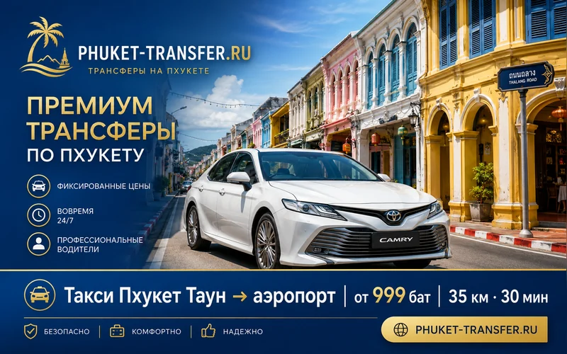 Такси из Пхукет Тауна в аэропорт Пхукета